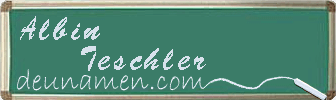 Albin Teschler Visitenkarte